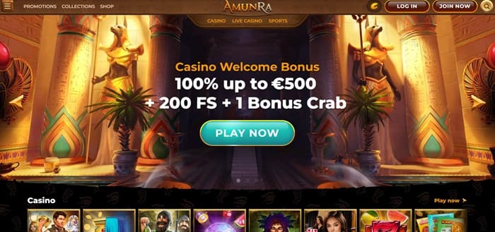 AmunRa Casino Online senza blocco