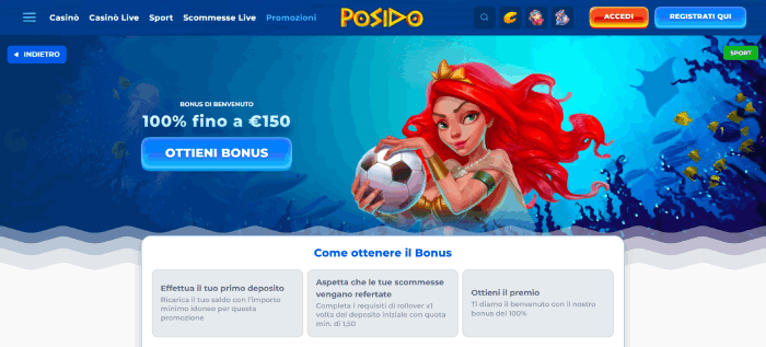 bonus del bookmaker senza AAMS